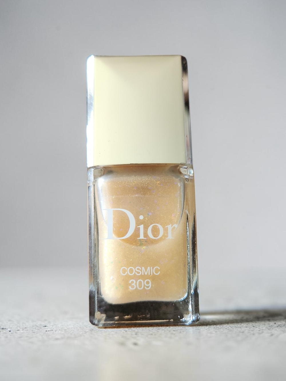 Dior Cosmic 309 Shimmery Gold Cream Nail Polish
